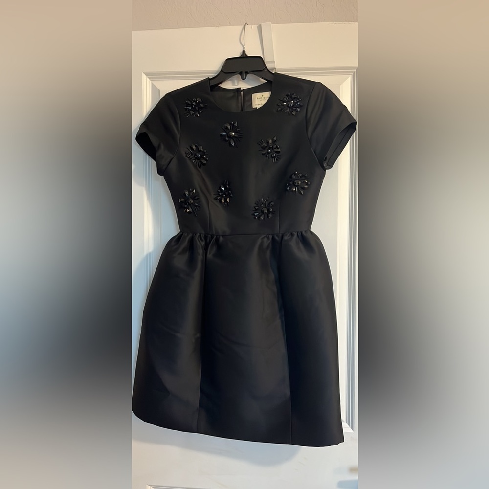 Black Beaded Formal Kate Spade Dress